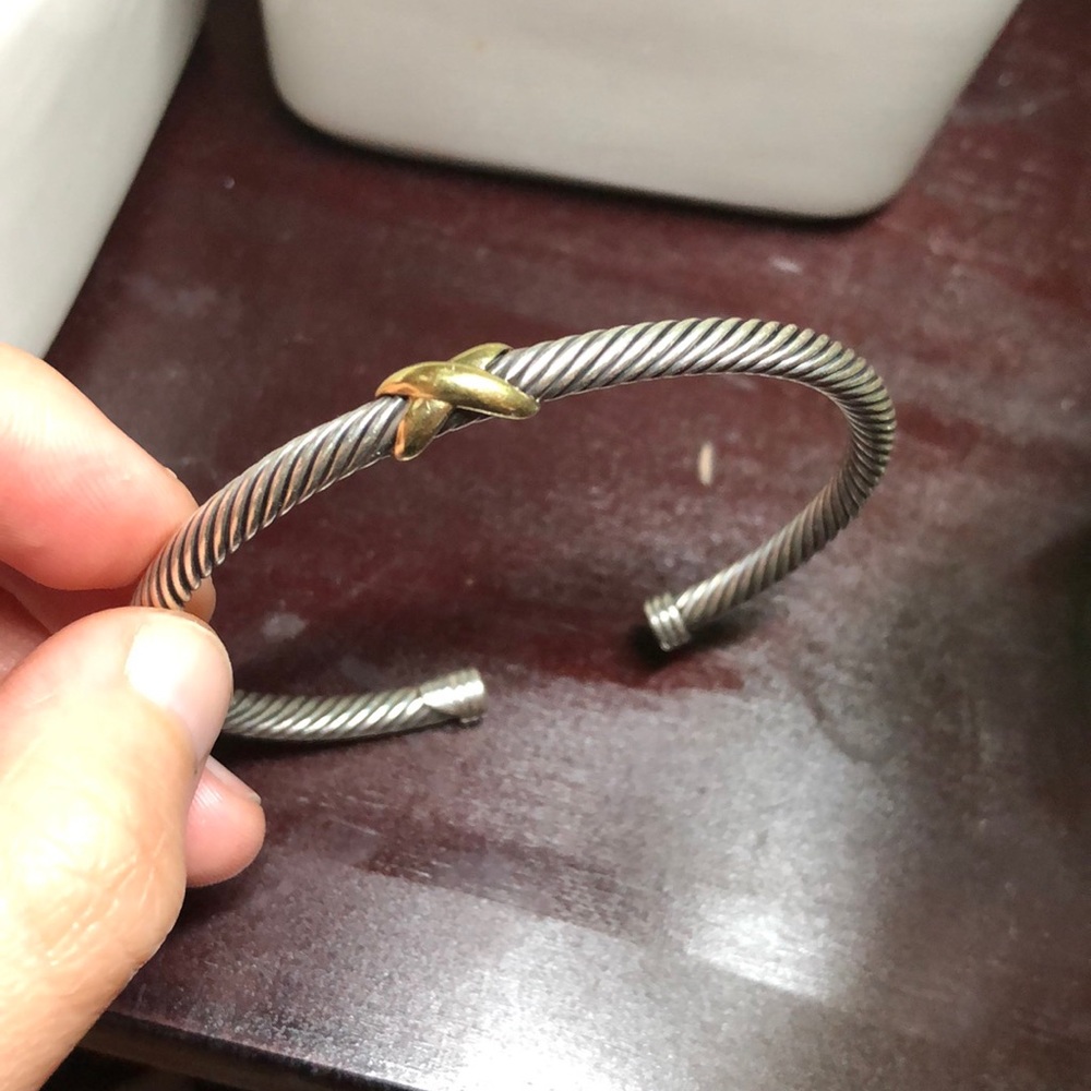 David Yurman X Bracelet 4mm